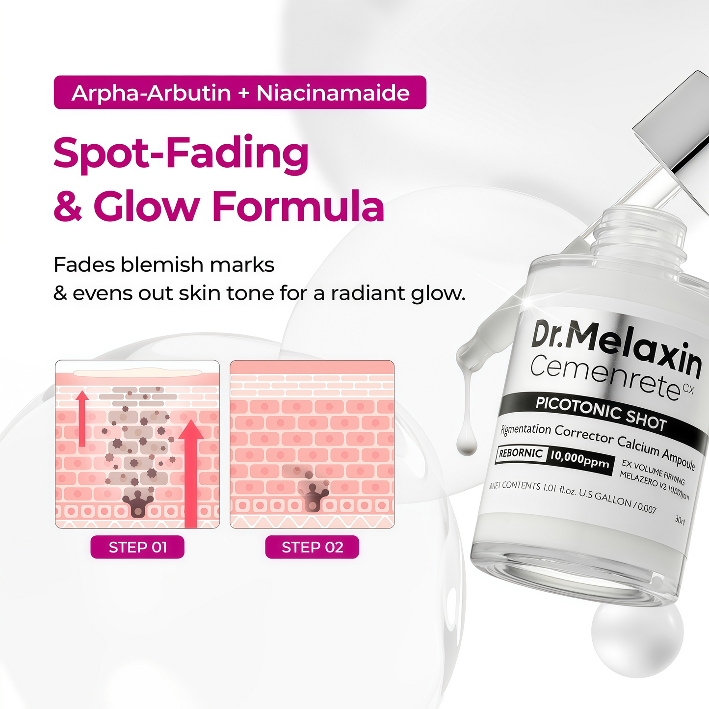 Peel Shot Exfoliating Glow Rice Line & Lumi firm & lift Duo