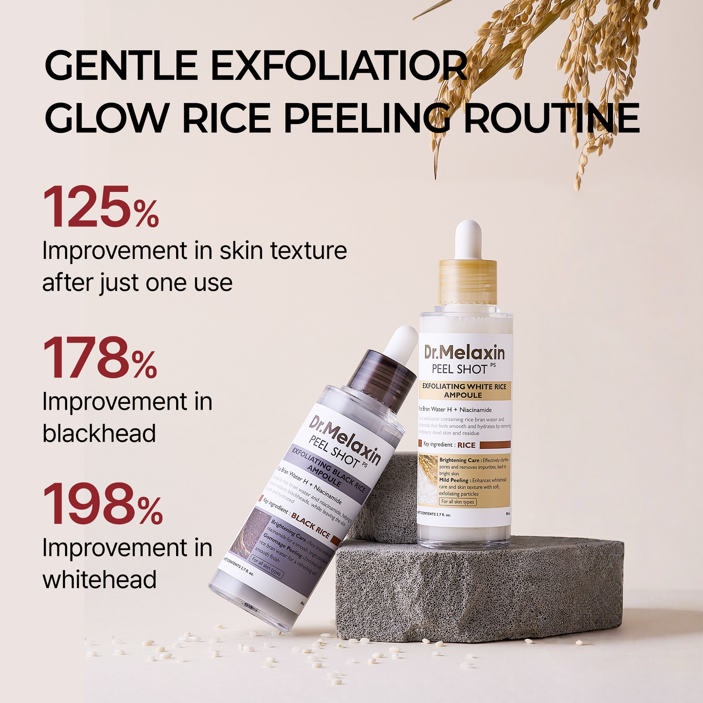 Peel Shot Exfoliating Glow Rice Line